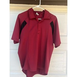 Nike Polo Shirt Mens Medium Golf Sphere Dry Green Collared Short Sleeve Wicking